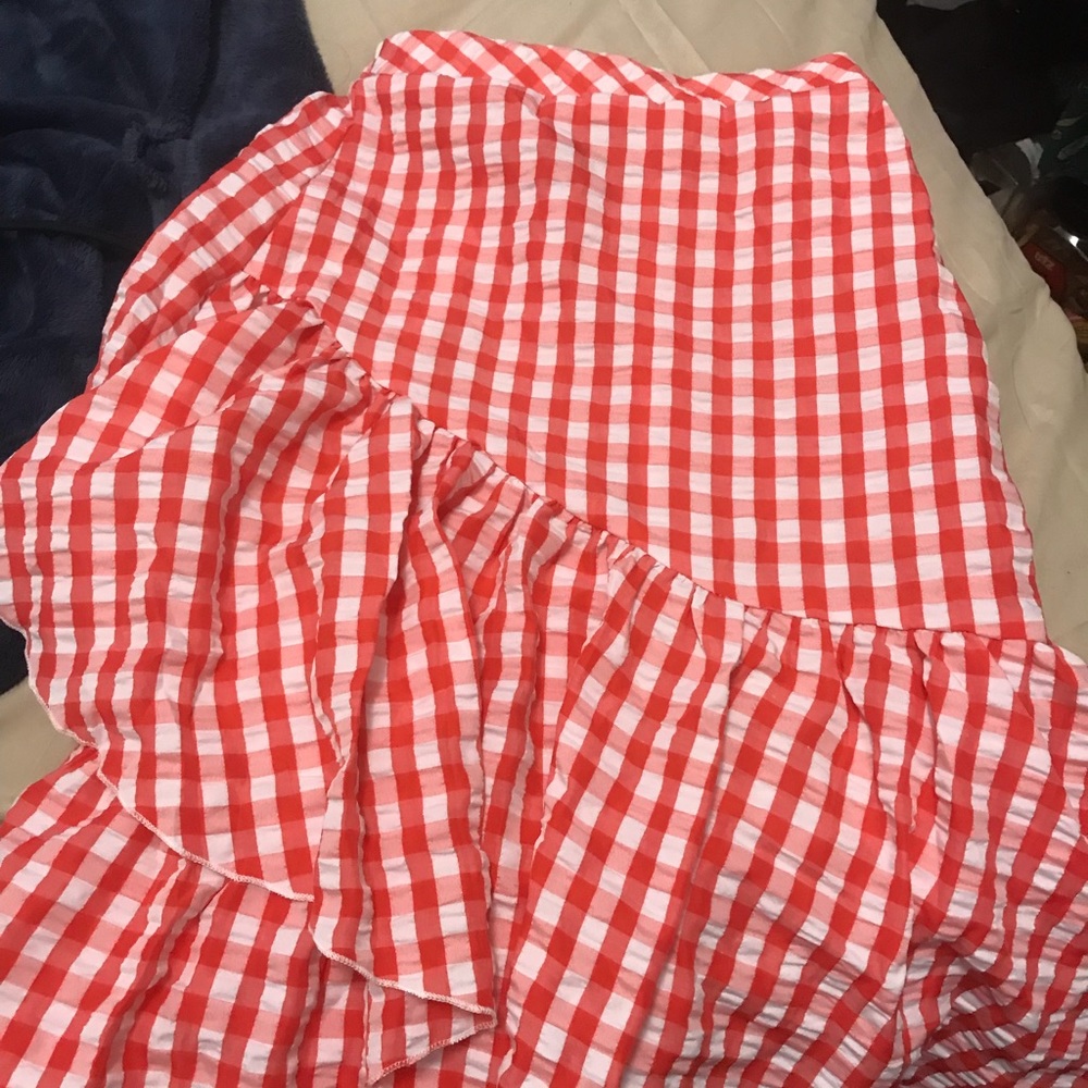 Gingham skirt